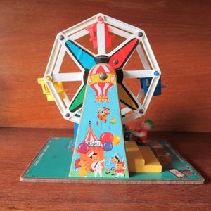 VINTAGE FISHER PRICE FERRIS WHEEL #969, 1966